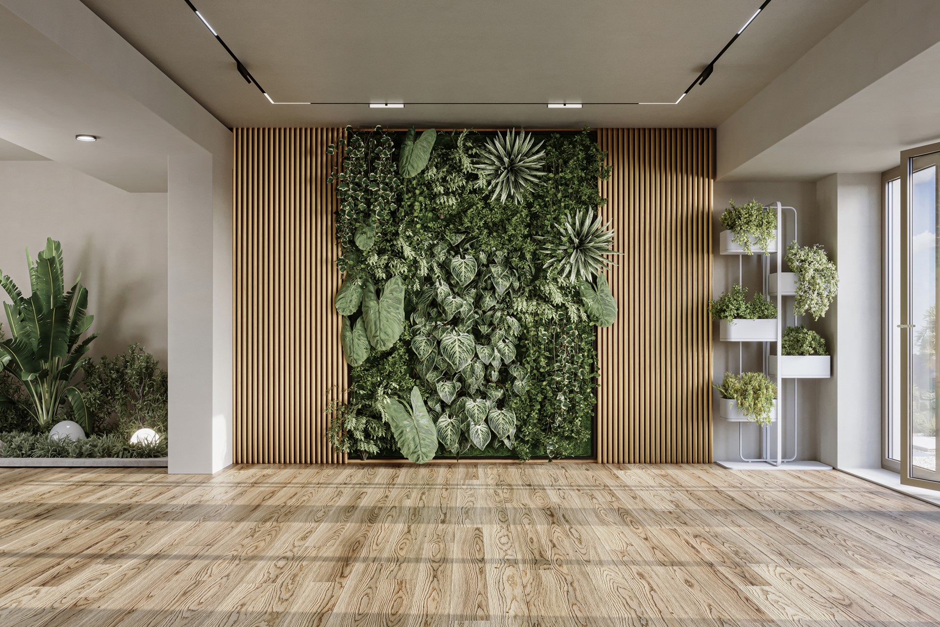 Green Wall Inside