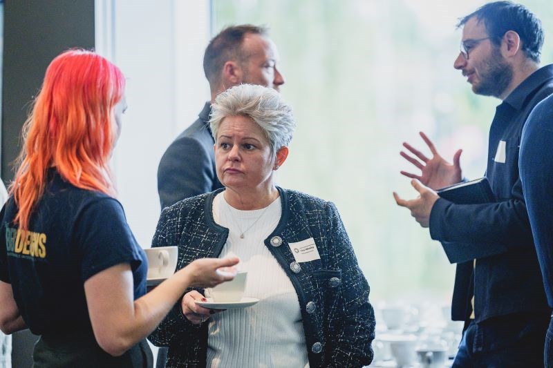 Business's making connections at Green Economy networking